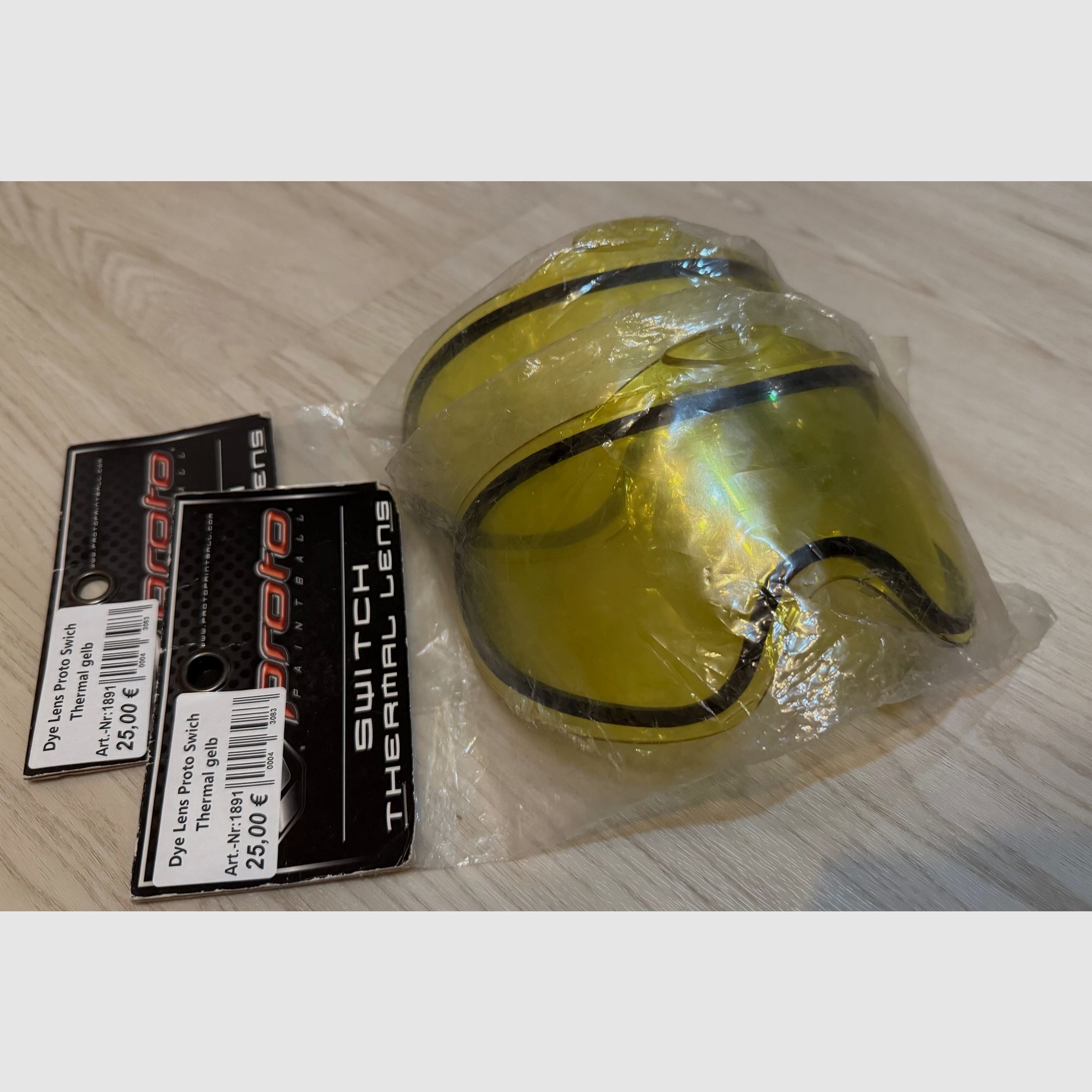 2x Dye Proto Switch Thermal verres en jaune