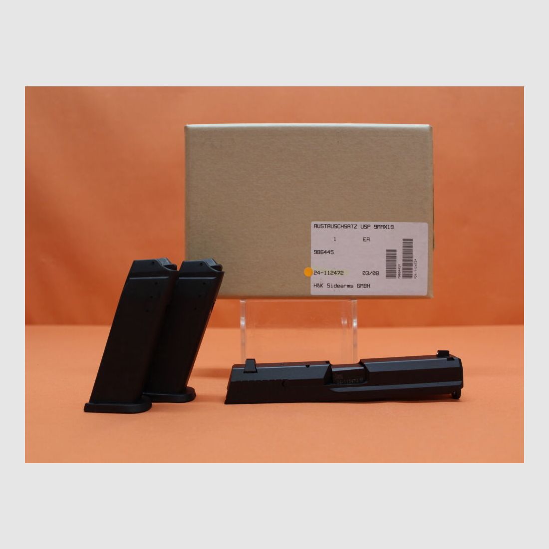 Heckler&Koch exchange system 9mm Luger Heckler&Koch/H&K HK for base weapon USP 9mm Luger 108mm barrel (9mm Para/9x19)