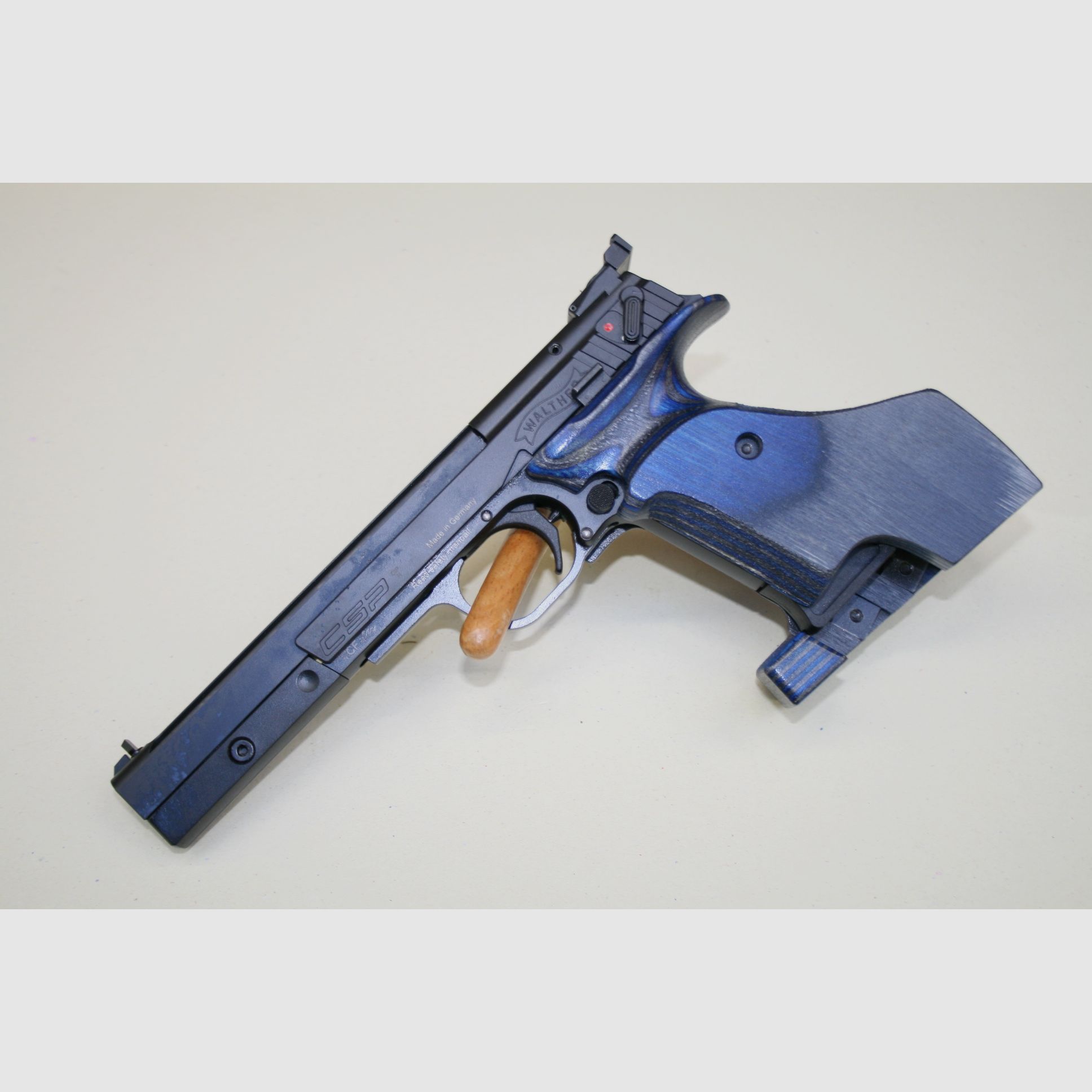 WALTHER CSP EXPERT Pistool .22Lr ANATOMISCHE GREEP Blue Angel, afbeelding 2 van 12
