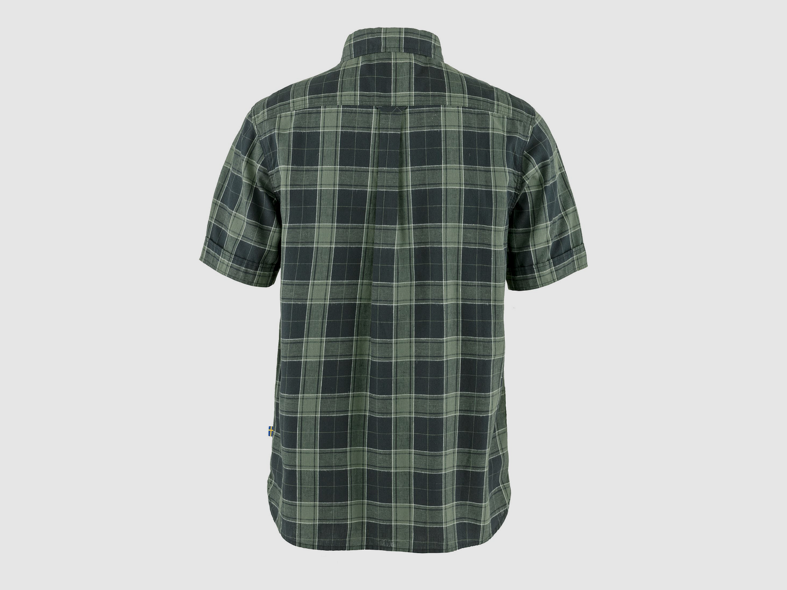 Fjällräven – Övik Travel Shirt S/S M – Dark Navy-Patina Green, billede 2 af 2