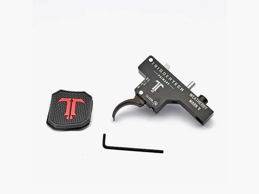 TriggerTech Weatherby Mark V Primario Curvo Negro