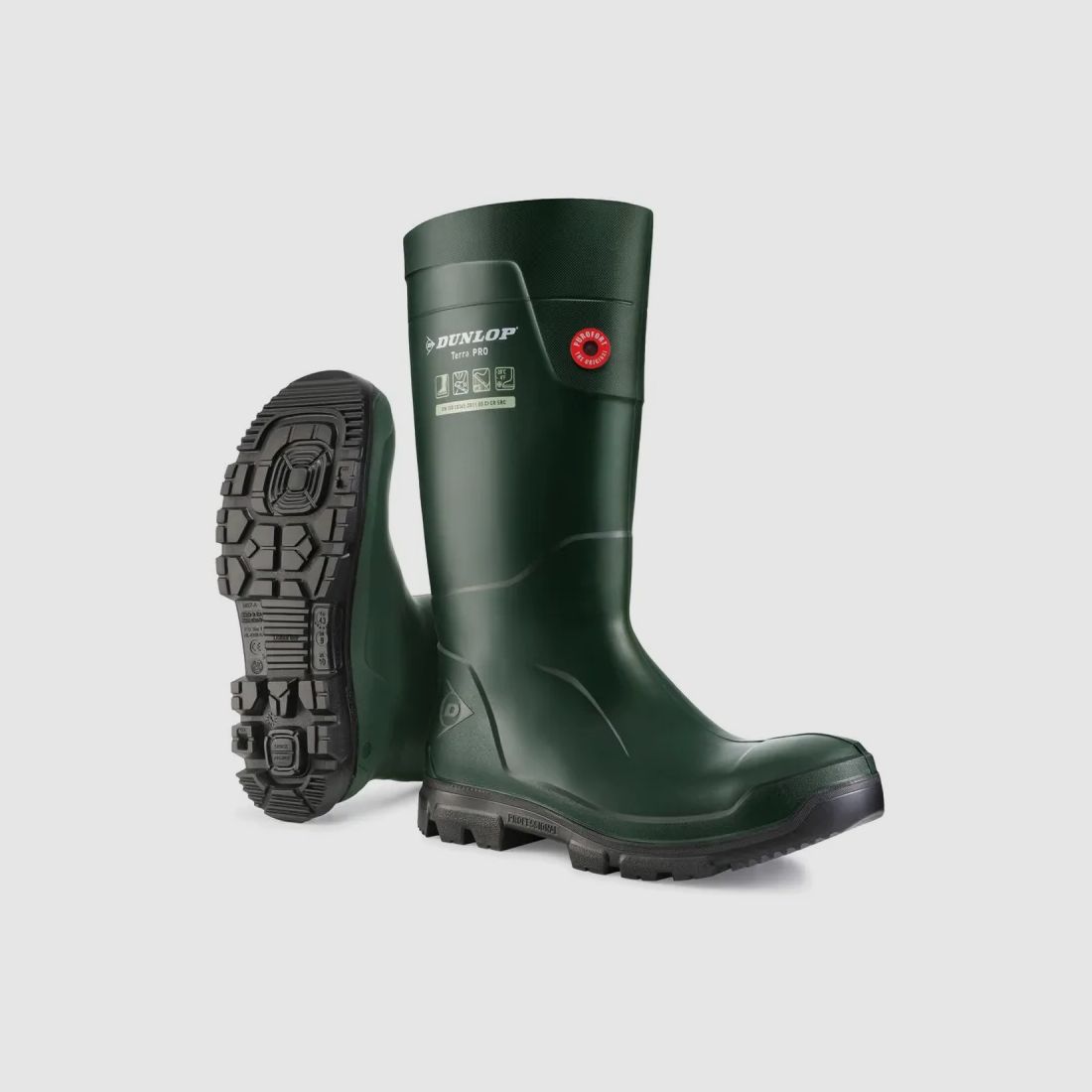 Dunlop TerraPRO Purofort zielone buty robocze O4, zdjęcie 9 z 9