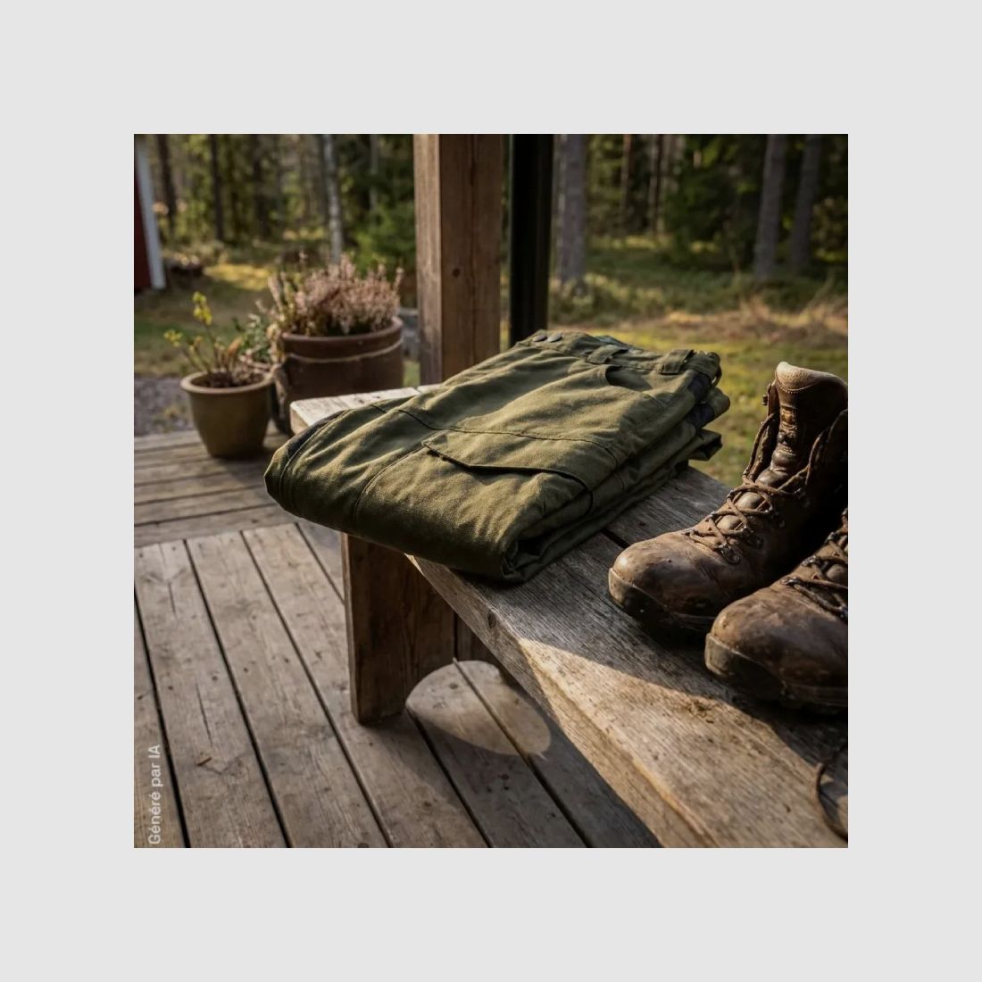 Deerhunter Recon Dura-Tex Hose grün Ripstop mit Membran, Bild 7 von 11