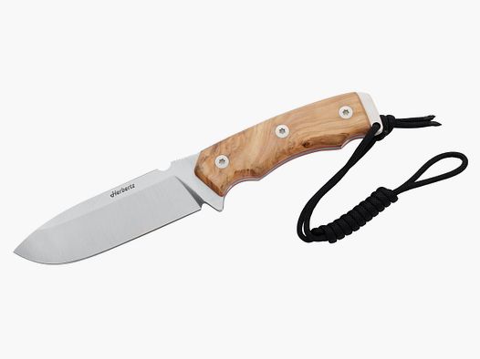 Cuchillo de exterior Herbertz con mango de madera de olivo