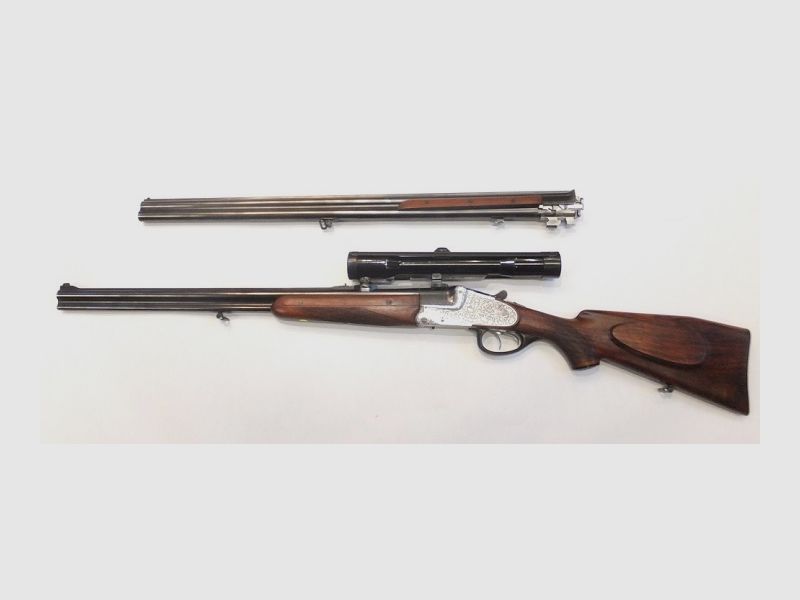 Krieghoff arma usata Ulm 16/70 6,5x57R fucile sovrapposto