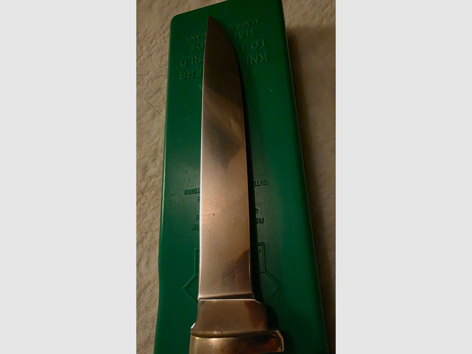 Puma Wildtöter nóż myśliwski 11/3594 – Pius Wildt – Solingen – z pochwą skórzaną i pudełkiem