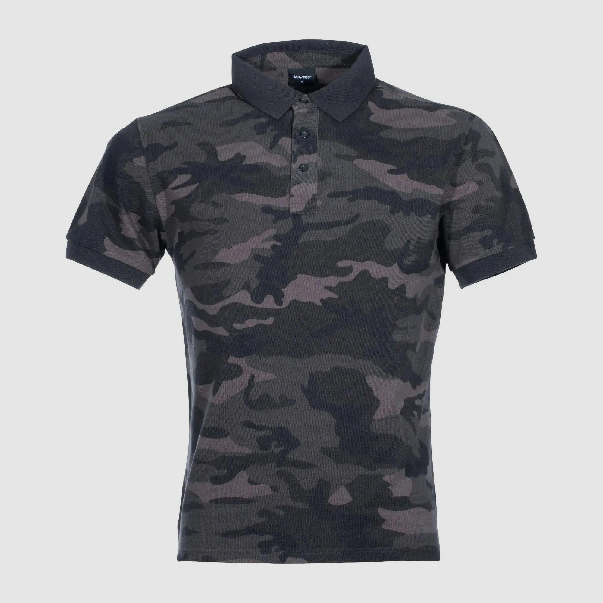 Mil-Tec Mil-Tec Shirt Poloshirt Prewash Co Pikee dark camo