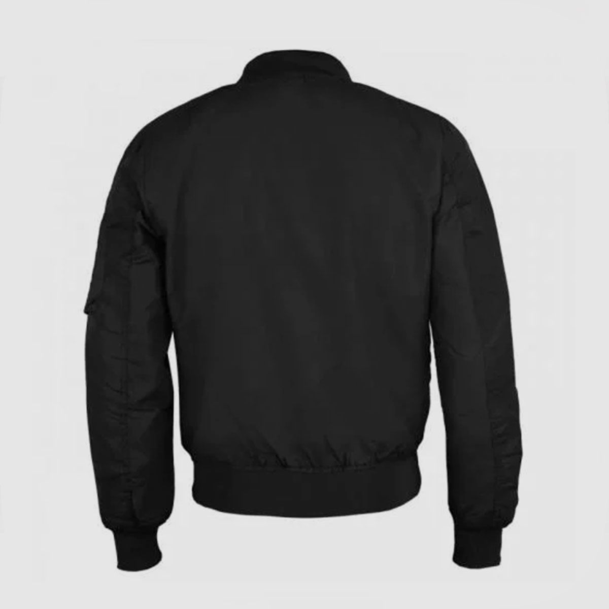 MIL-TEC – BOMBER US SUMMER MA1® Fliegerjacke | Schwarz, Bild 4 von 4