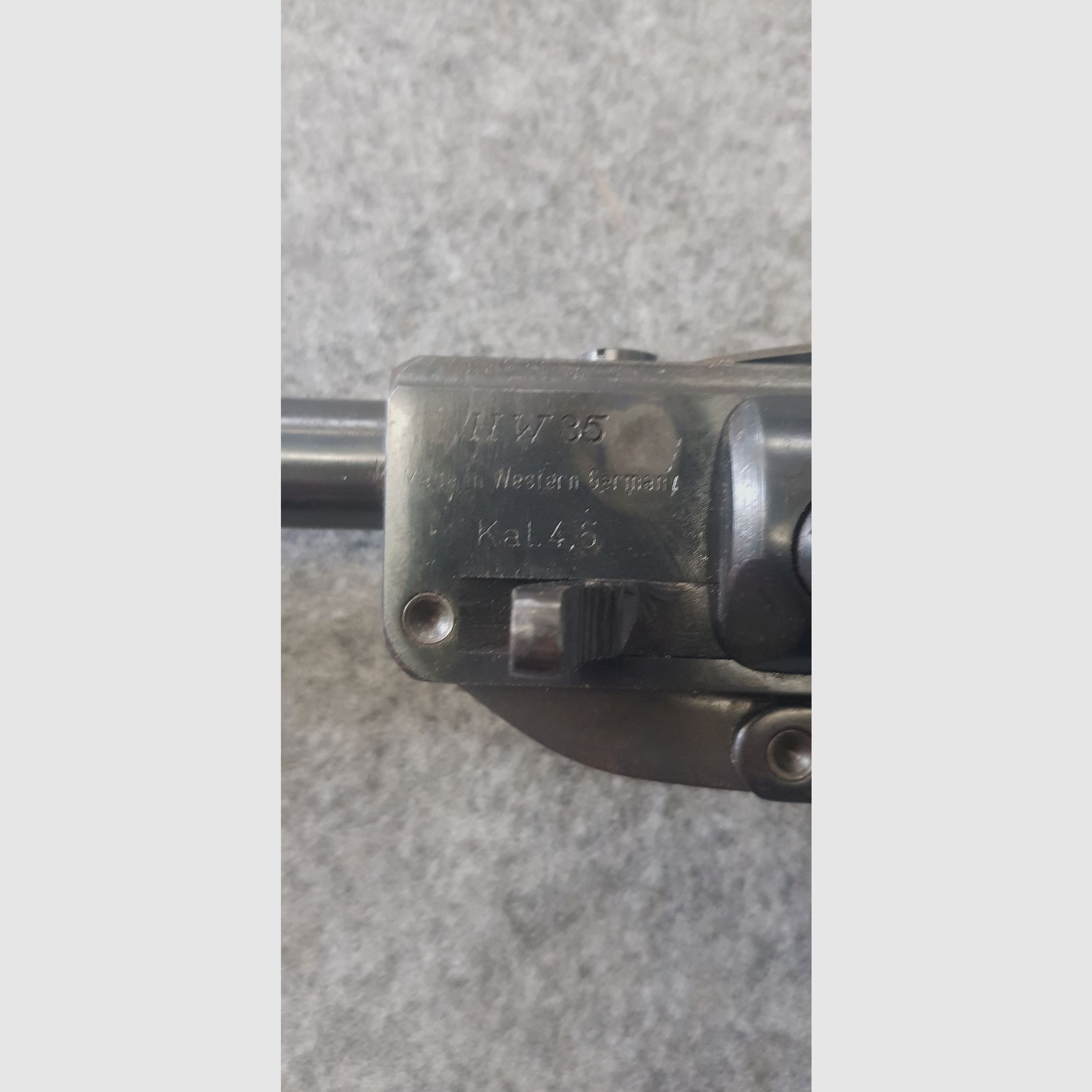 Weihrauch HW 35 von Bj. 1966  ohne F-Zeichen  Knicklauf  Luftgewehr Kaliber 4,5 mm HW35