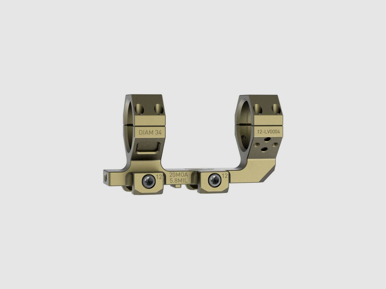 Audere Levitas Montage 20 MOA Bronze 34mm