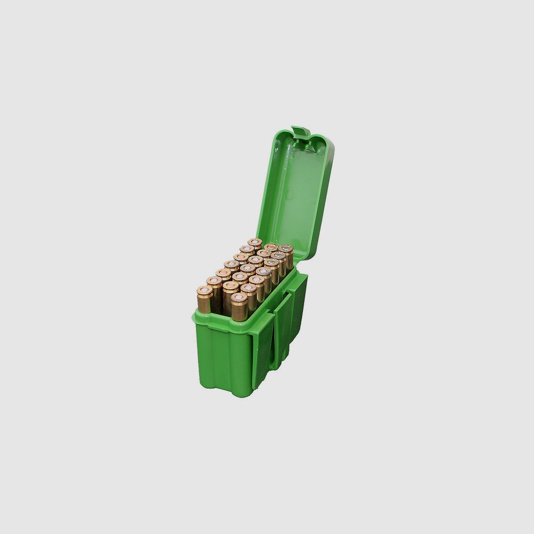 MTM Scatola per cartucce con coperchio a ribalta e clip per cintura