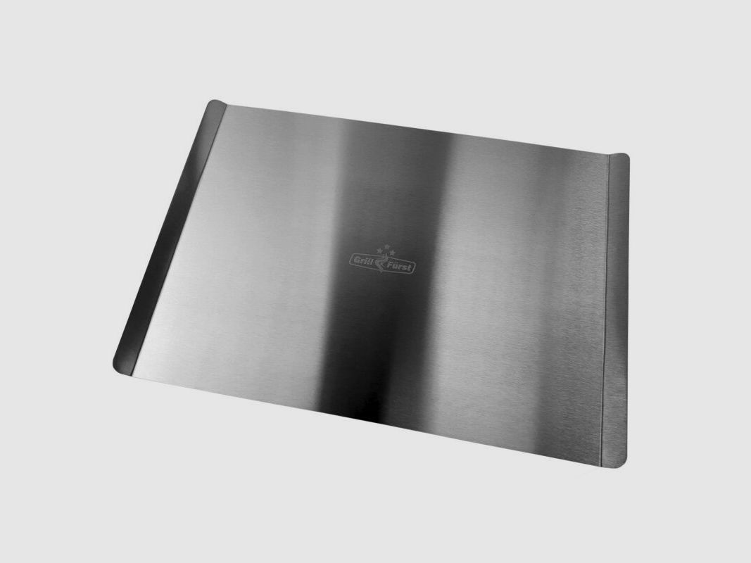 Grillfürst Pizzablech Edelstahl rechteckig 30 x 40 cm