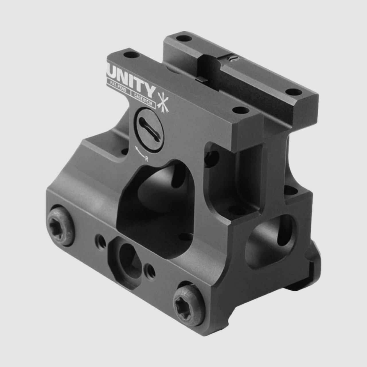 Unity Tactical FAST Optic Riser Trijicon MRO / Nero