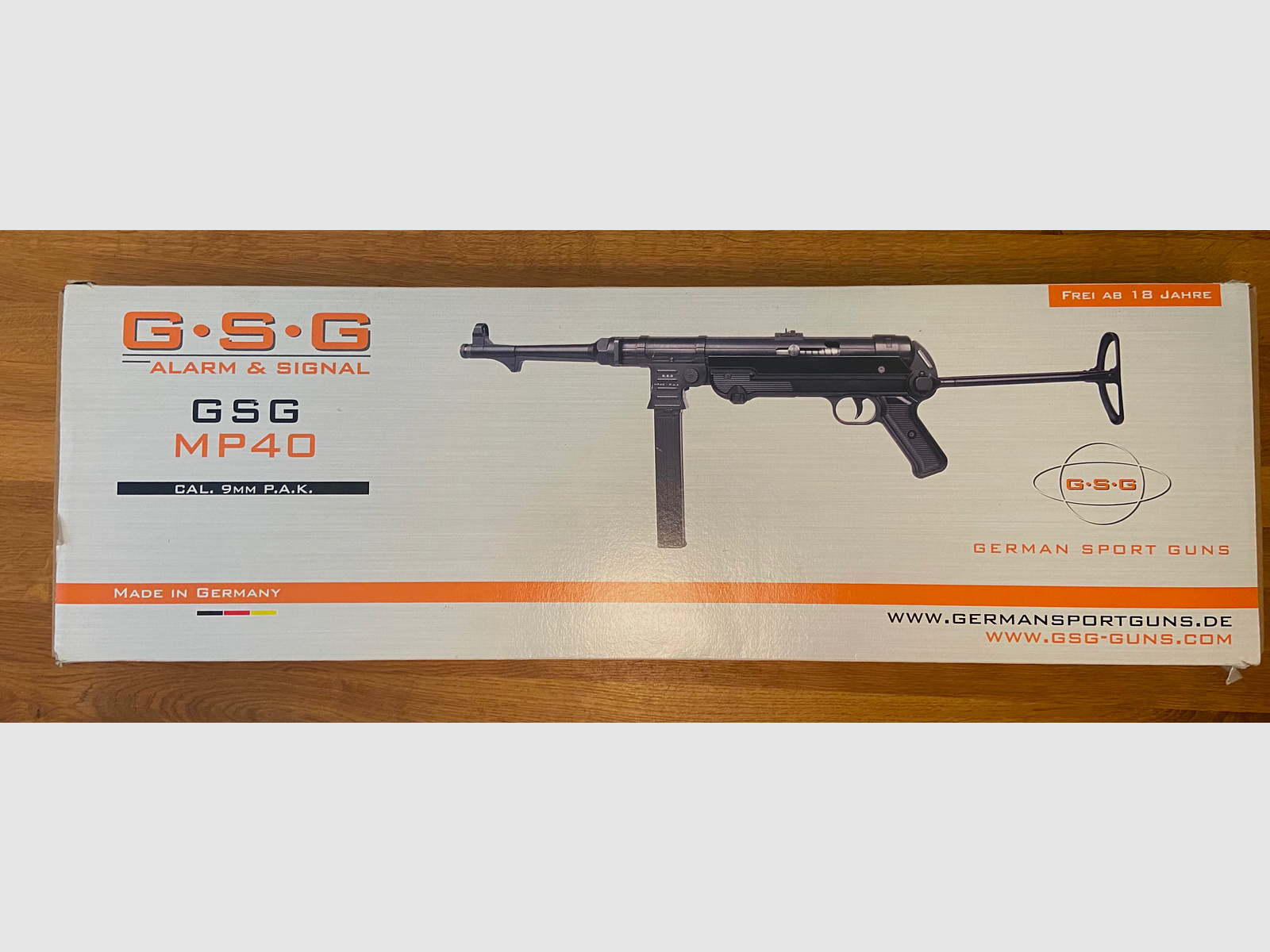 MP40, 9mm P.A.K., GSG, wenig geschossen, Top-Zustand 