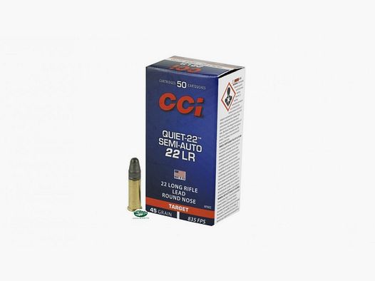 CCI Munition Kal. .22 LR subsonisch 45gr