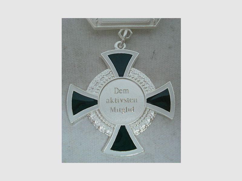 Orden versilbert ohne Auflage -