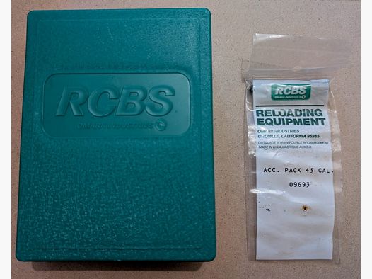 RCBS jeu d’outils en carbure / die set + Seater Plug | .45 Long / Colt | NEUF