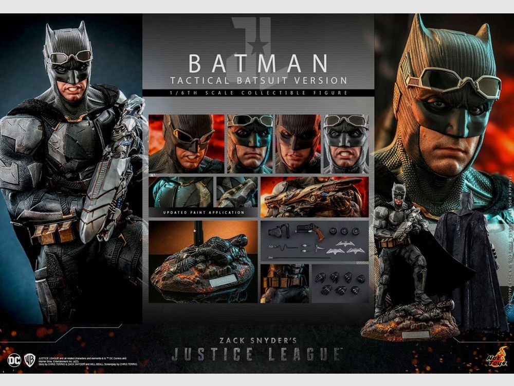 Zack Snyder`s Justice League Actionfigur 1/6 Batman (Tactical Batsuit Version) 33 cm | 43180