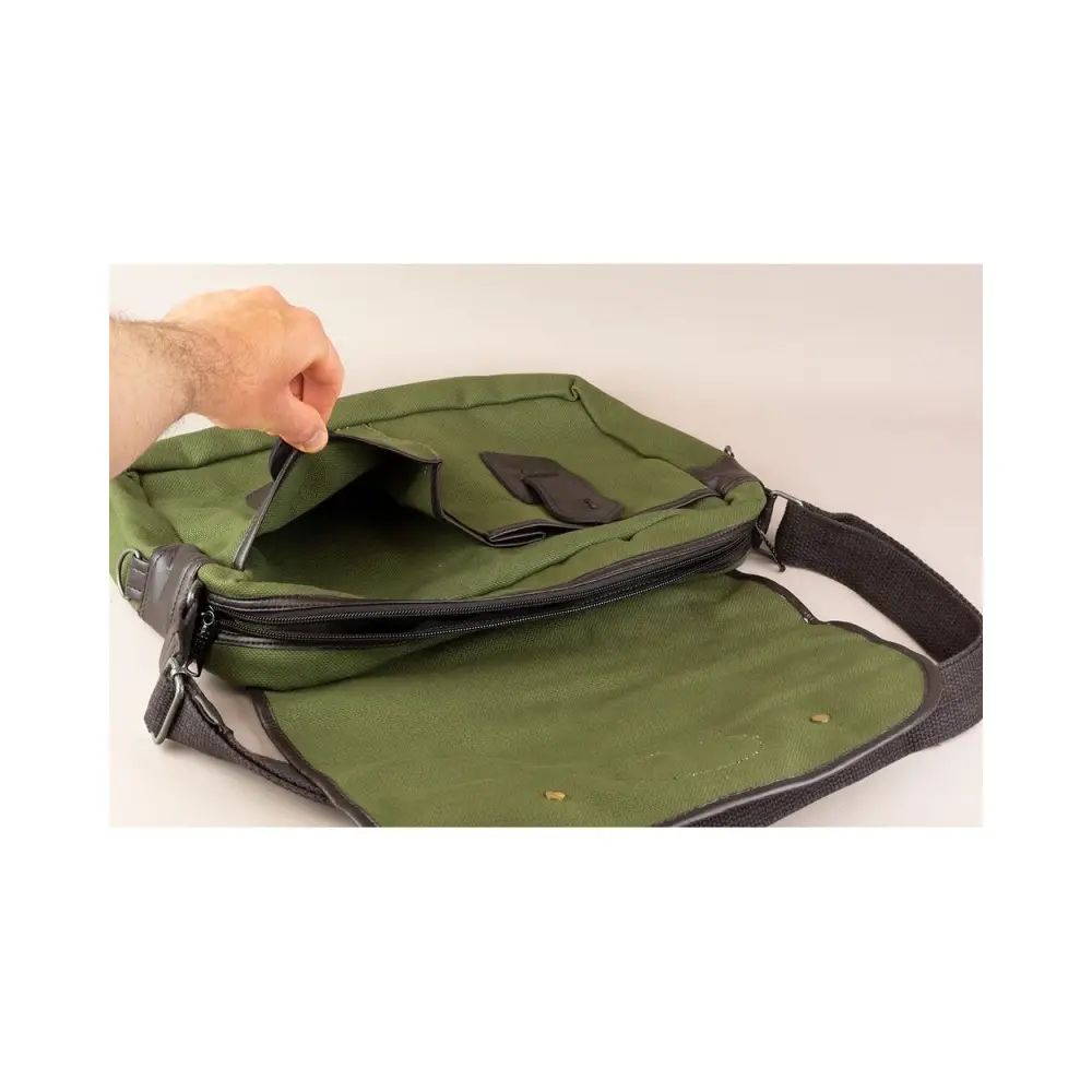 Multifunktionsbeutel aus Leder und Cordura Cazorla, Bild 4 von 5
