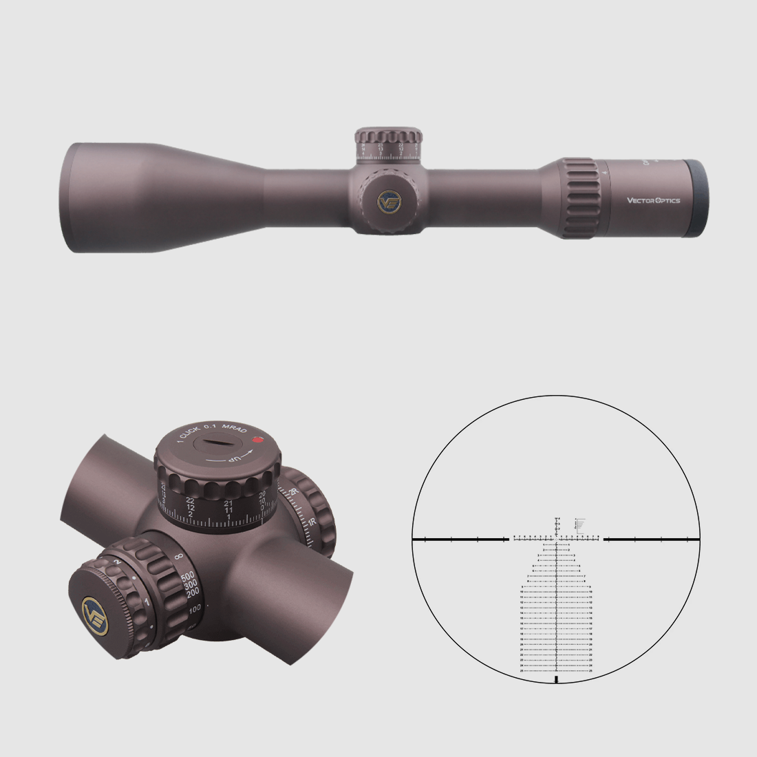 Vector Optics SCFF-39 Continental x6 4-24×56 Coyote FDE