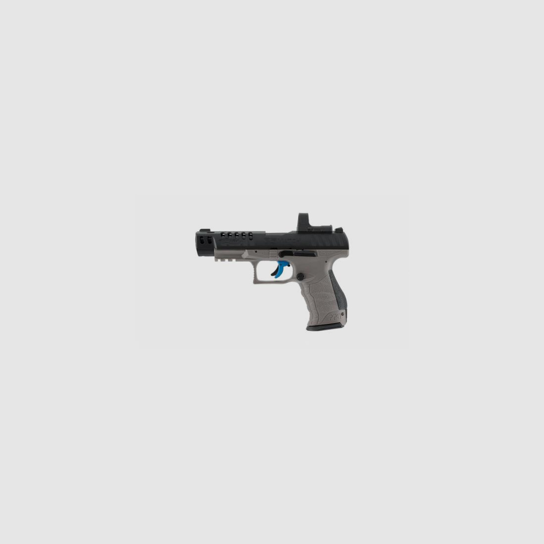 Walther Q5 Match Combo 5" SET 4.5 mm (.177) Diabolo, CO₂, < 3.0 J, Tungsten Grey