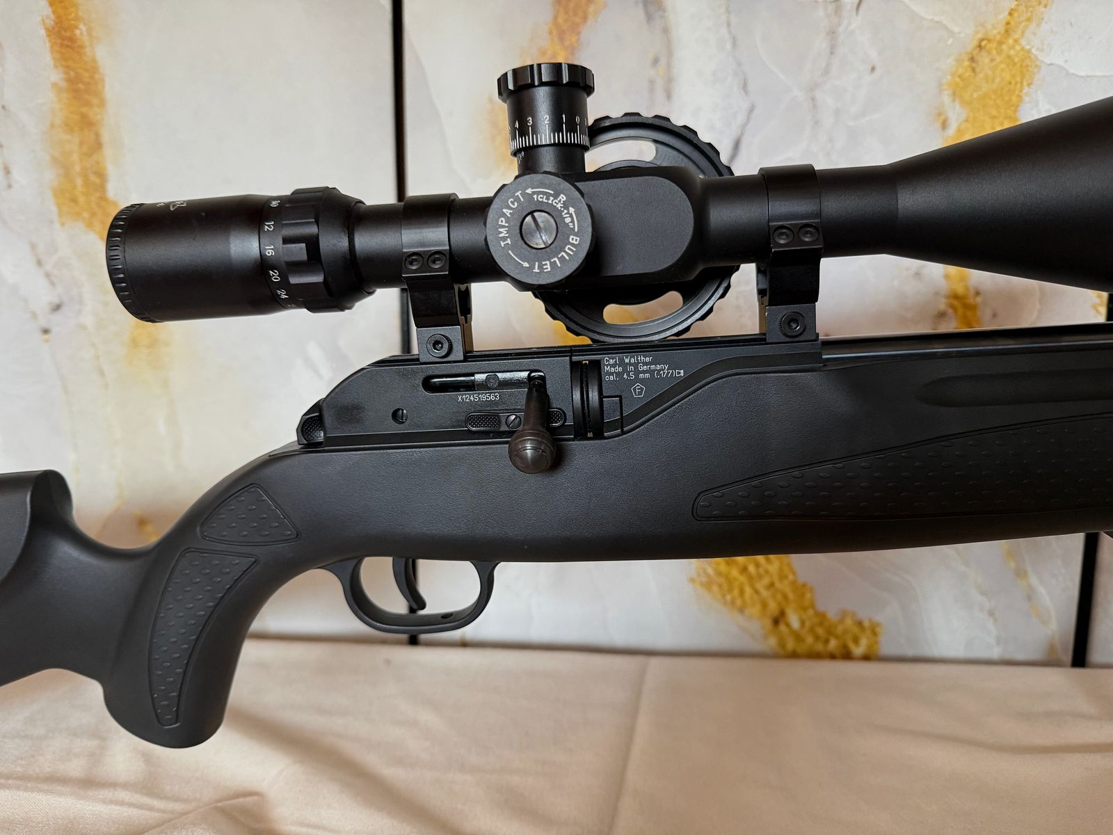 Walther 1250 Dominator 4,5 mm (.177) Diabolo, PCP, < 7,5 J Preis ist VB