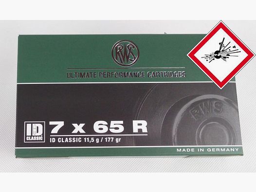 RWS ID Classic Jagdpatrone Kal. 7X65 R 177grs