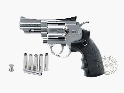 CO2 Luftgewehr 4,5mm UMAREX Legends S25 oder S40 - Silberne Ausführung (2,8 bis 3,2 Joule)