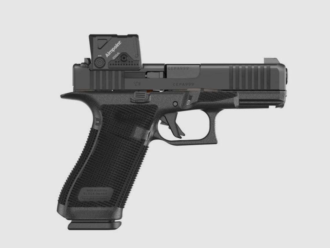 Pistole Glock 45 Gen6, A-Cut Combo, 9×19, Reflexvisier Aimpoint COA, 17 Schuss, Bild 2 von 2