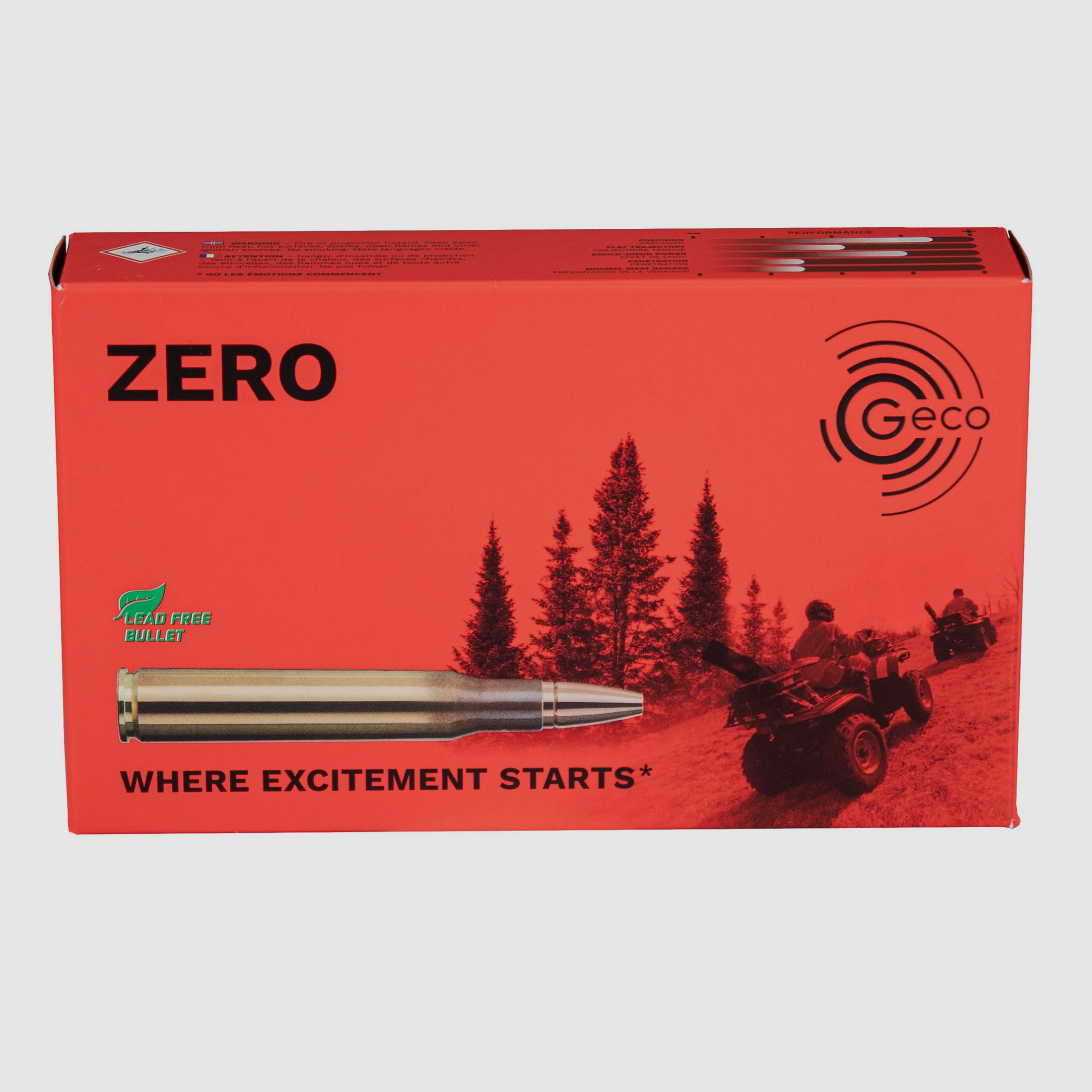 Geco Büchsenpatronen Zero 8x57 IS. 139 grains