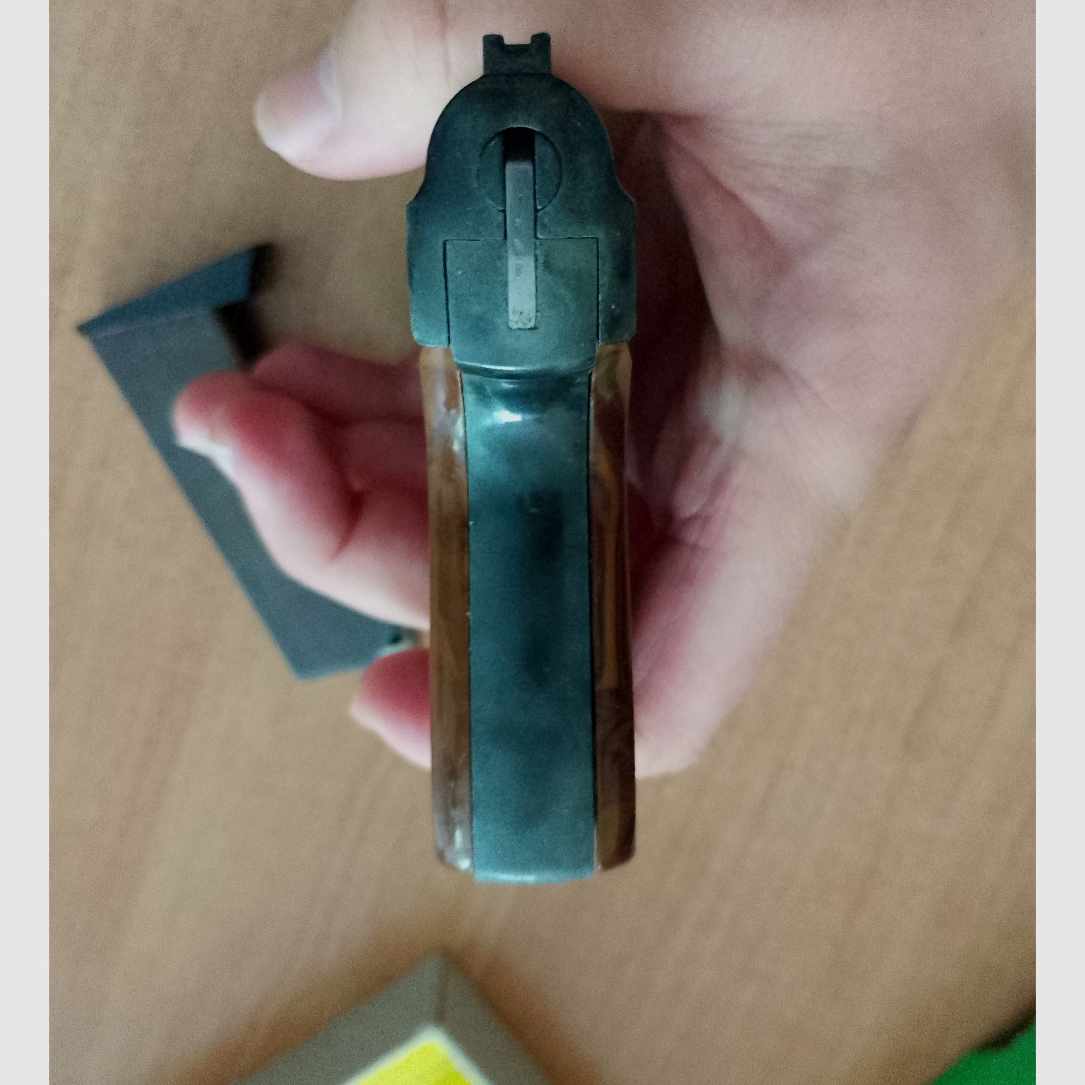 Alte Rhöner SM 15 Kal. 8 mm Knall im ersten PTB 83 mit Verpackung!