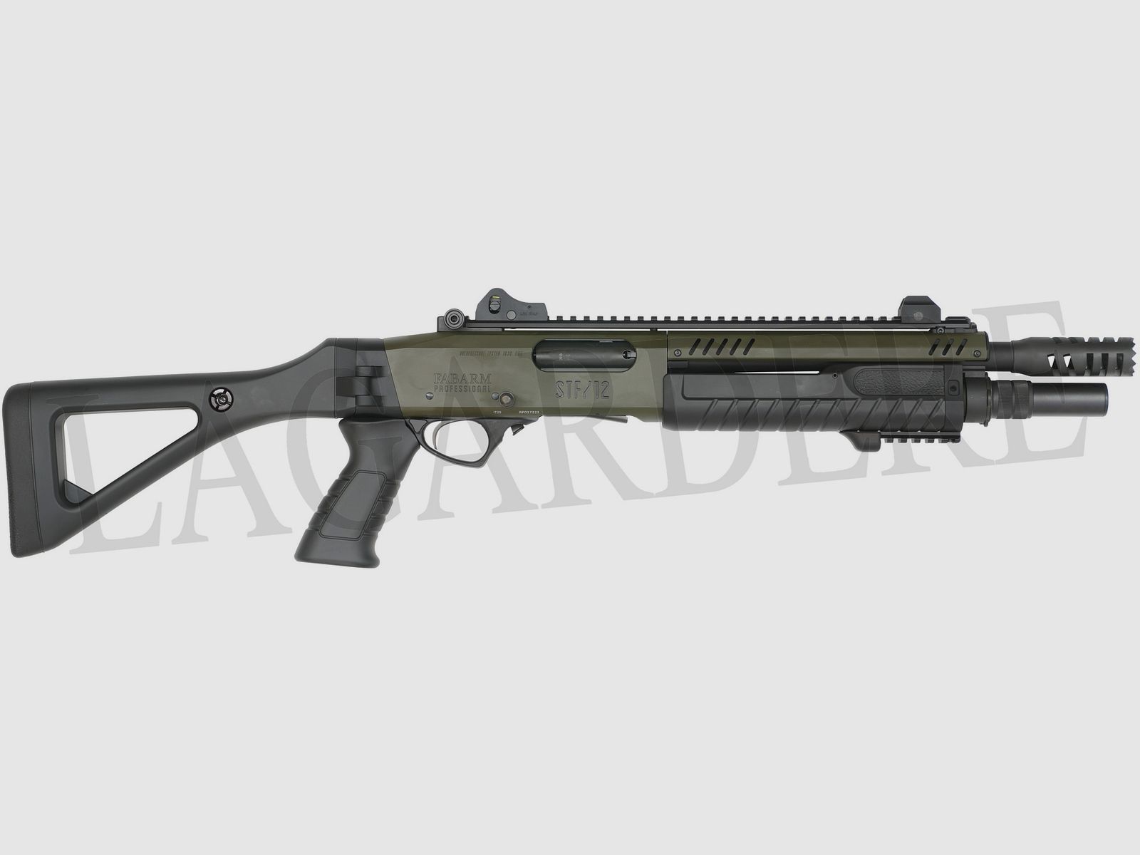 FABARM STF 12 COMPACT 11" MIL SPEC GRÜN (VORDERSCHAFTREPETIERFLINTE)