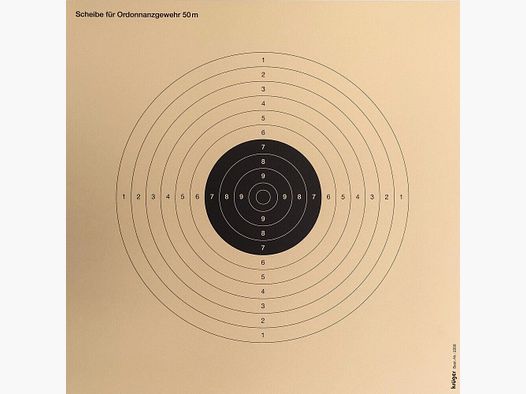 250 Zielscheiben T. A. R. 820 34 x 34 cm