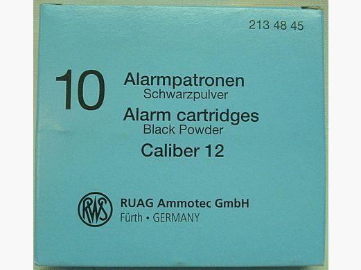 Alarmpatr. Kal.12 - Pappe, 44mm Hülse -a10