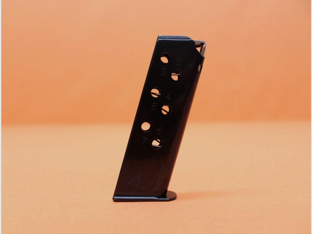 MEC-GAR Walther PPK: Magazin MEC-GAR 7-Schuss brüniert ohne Magazinschuh 7,65mmBrowning