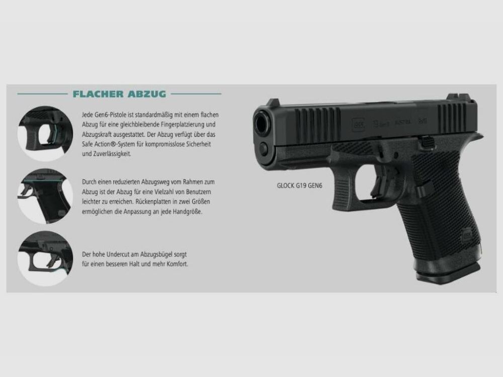 Glock G19 GEN6 9mmLuger, image 3 of 6