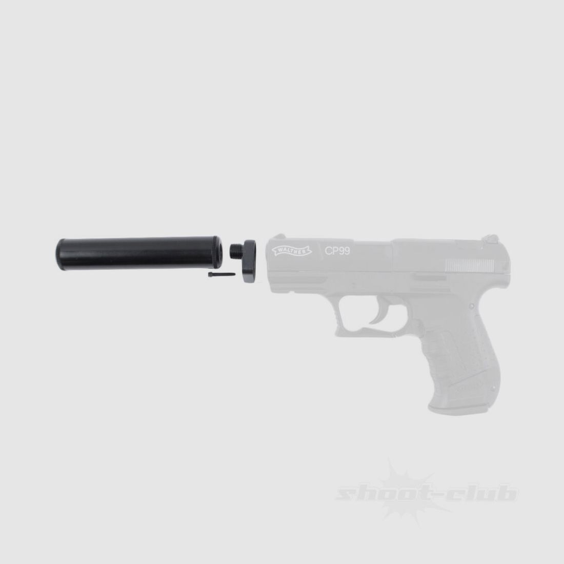 shoXx silencer + adapter for CP99, NightHawk, CPS
