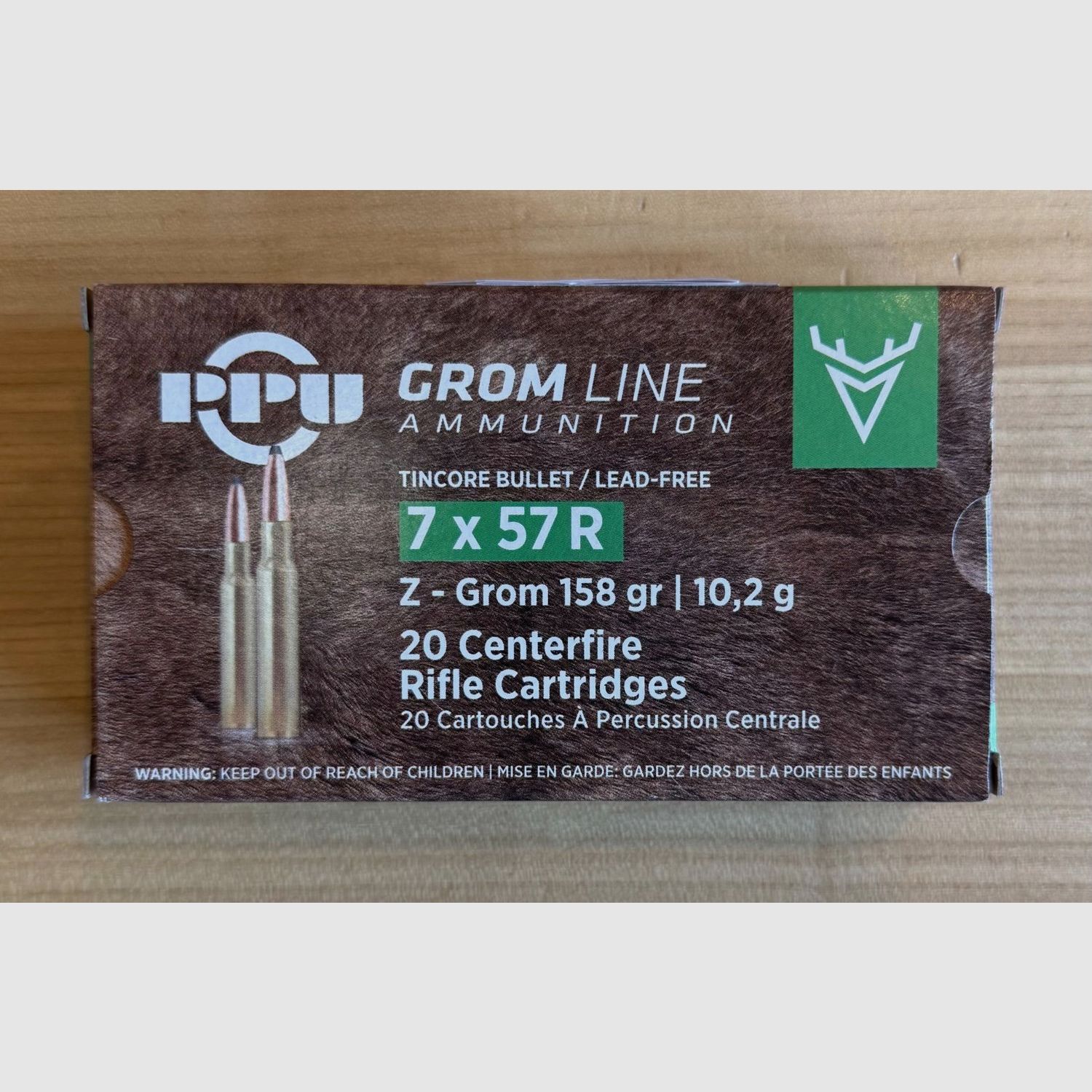 PPU Grom Line - sin plomo - cal. 7x57R - 10,2g - 158gr