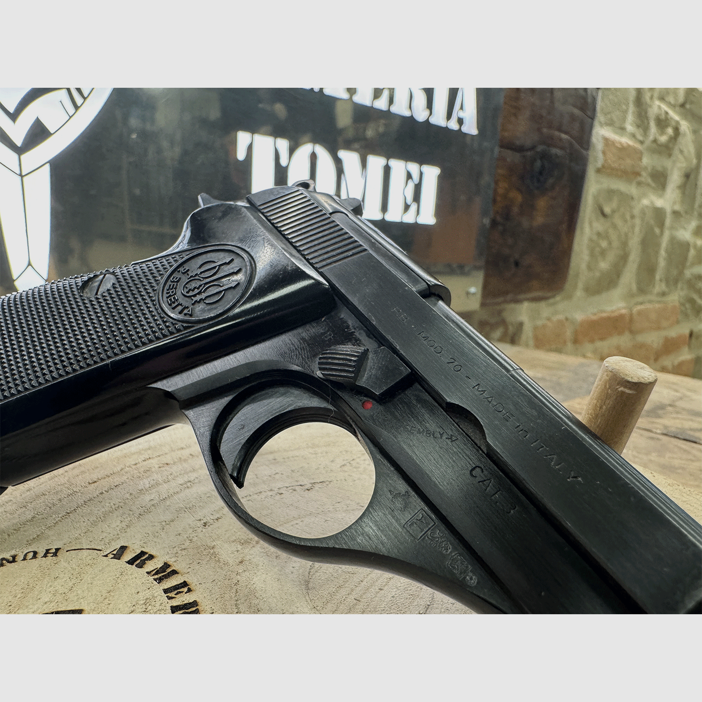 USATO – PISTOLA – BERETTA MOD. 70 cal. 7,65, immagine 4 di 5