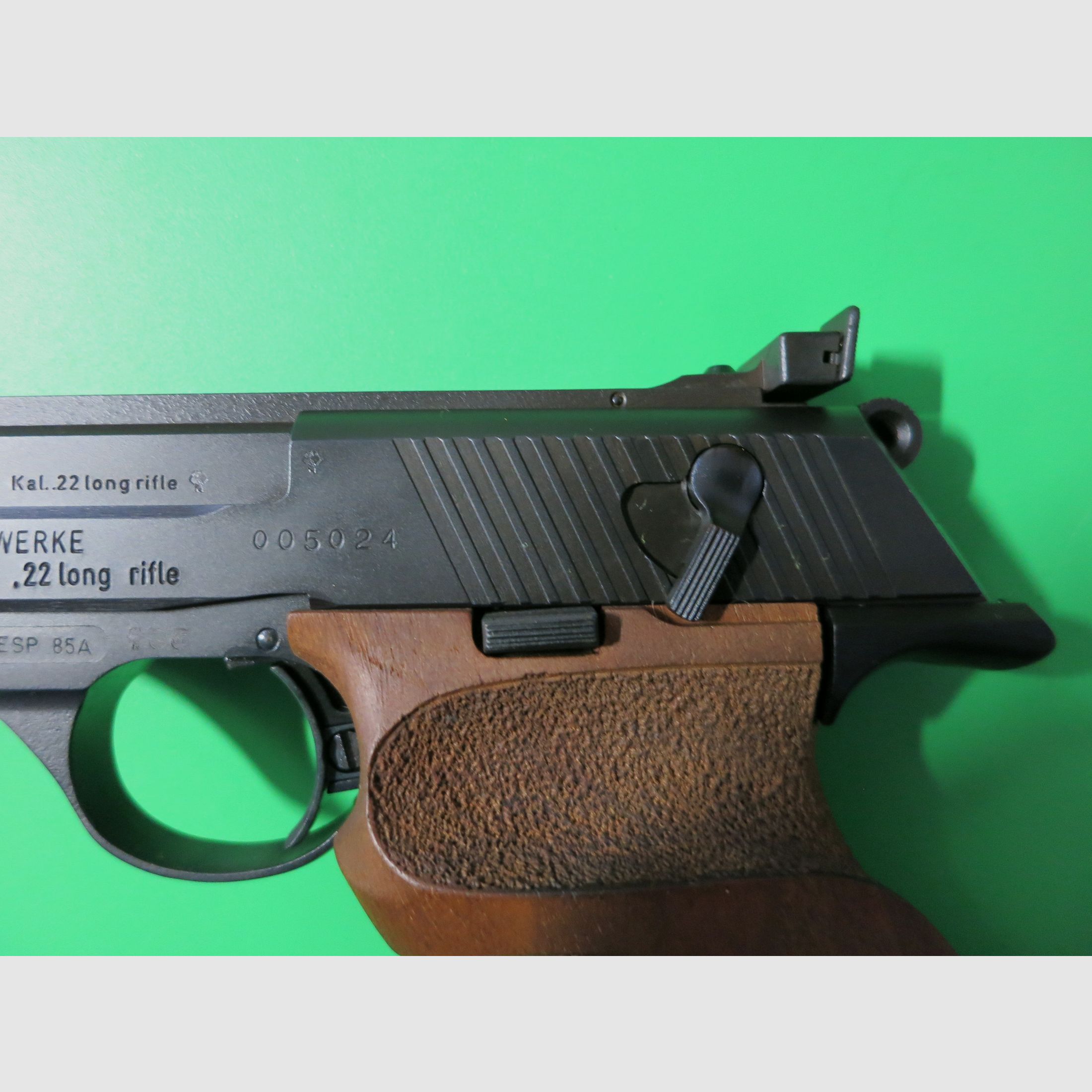 Pistolet de sport Erma ESP 85 A, .22lr     #15, image 11 sur 12