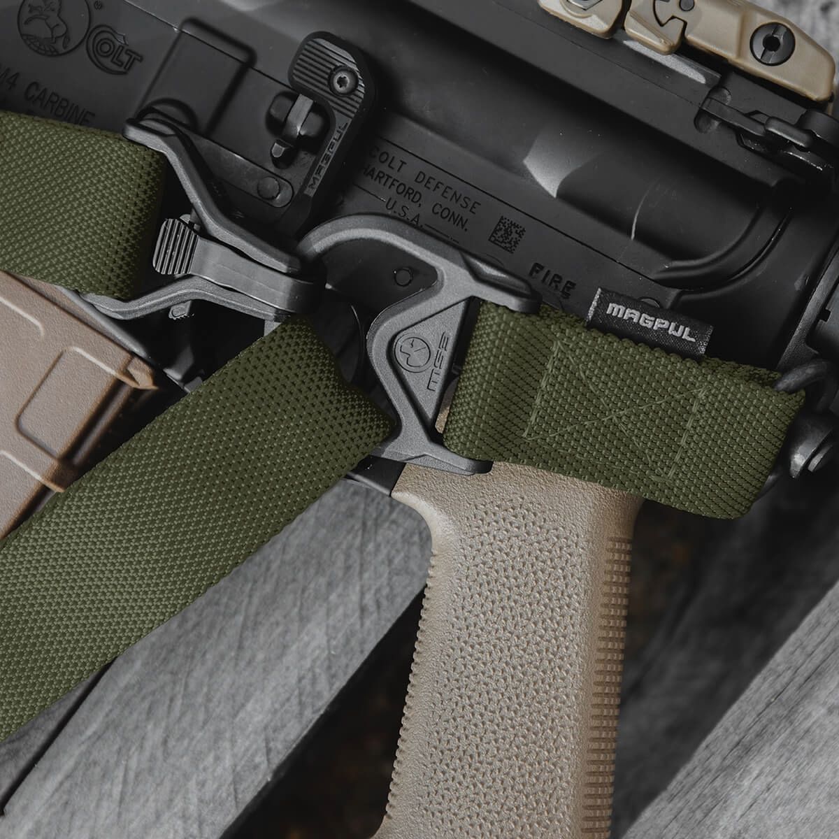 Magpul – MS3 Single QD GEN2 Sling / Ranger Green, Bild 5 von 6