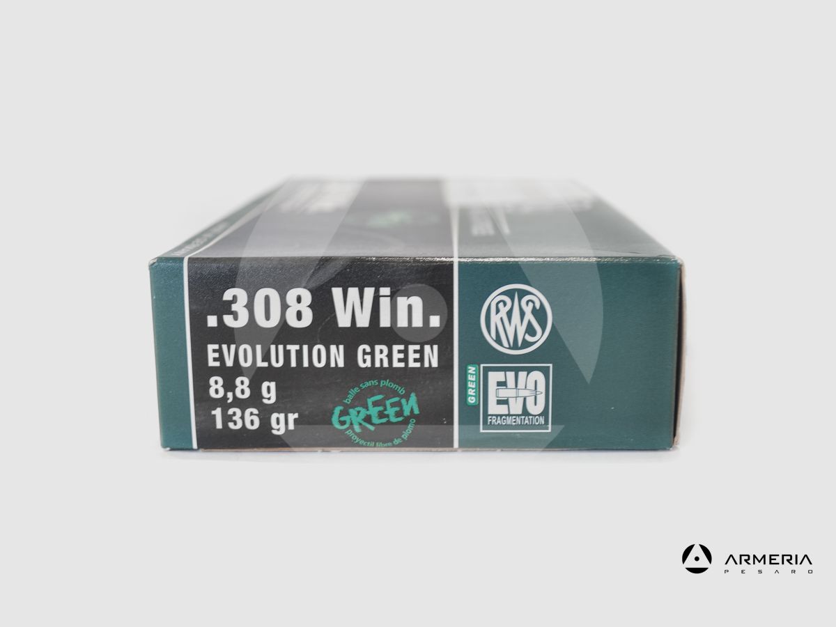 RWS Evolution Green Kaliber .308 Win 136 Grain – 20 Patronen, Bild 2 von 2
