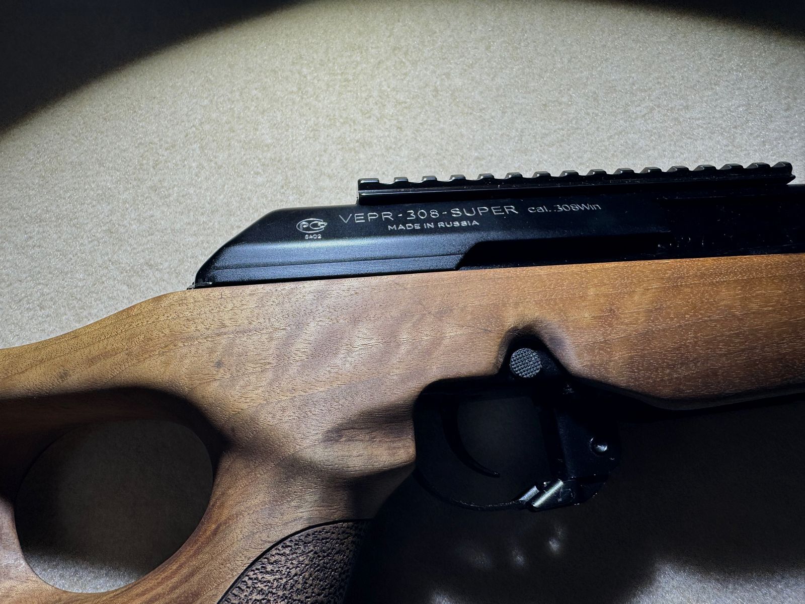 Self-loading Molot Vepr Super in caliber .308 Win.