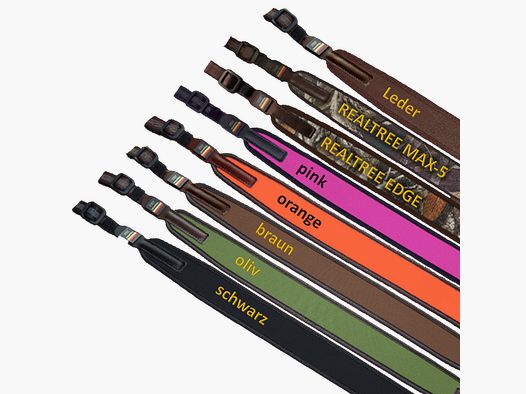 Cinghia per fucile Niggeloh/cinghia universale per fucile in vari colori