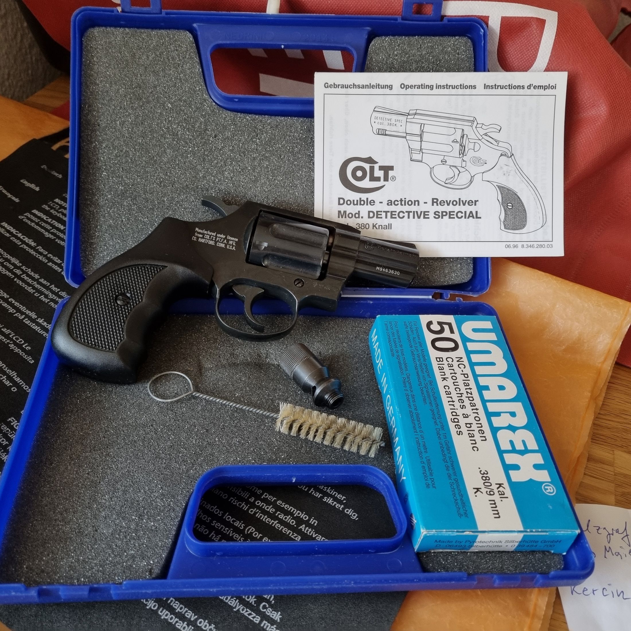 Colt Detective Spezial, PTB 603, 2 Zoll, zzgl. 50 Patronen