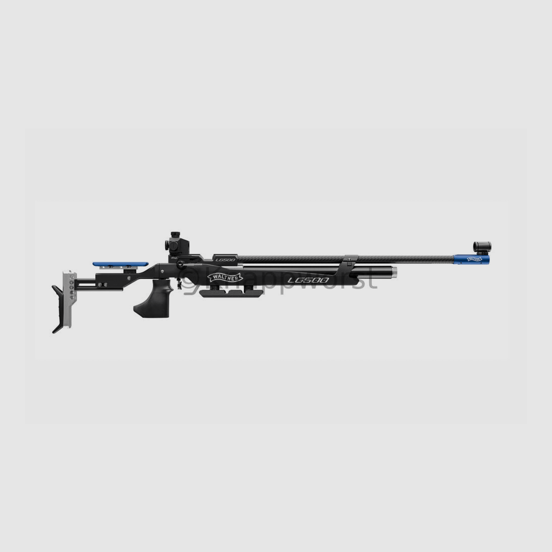 Walther LG500 Blacktec Vario-Aluschaft right/left