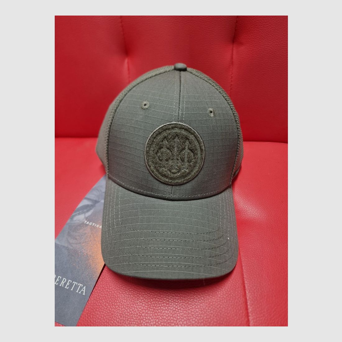 CASQUETTE BERETTA FLEXFIT KAPPE GRÜN STEIN, Bild 2 von 3