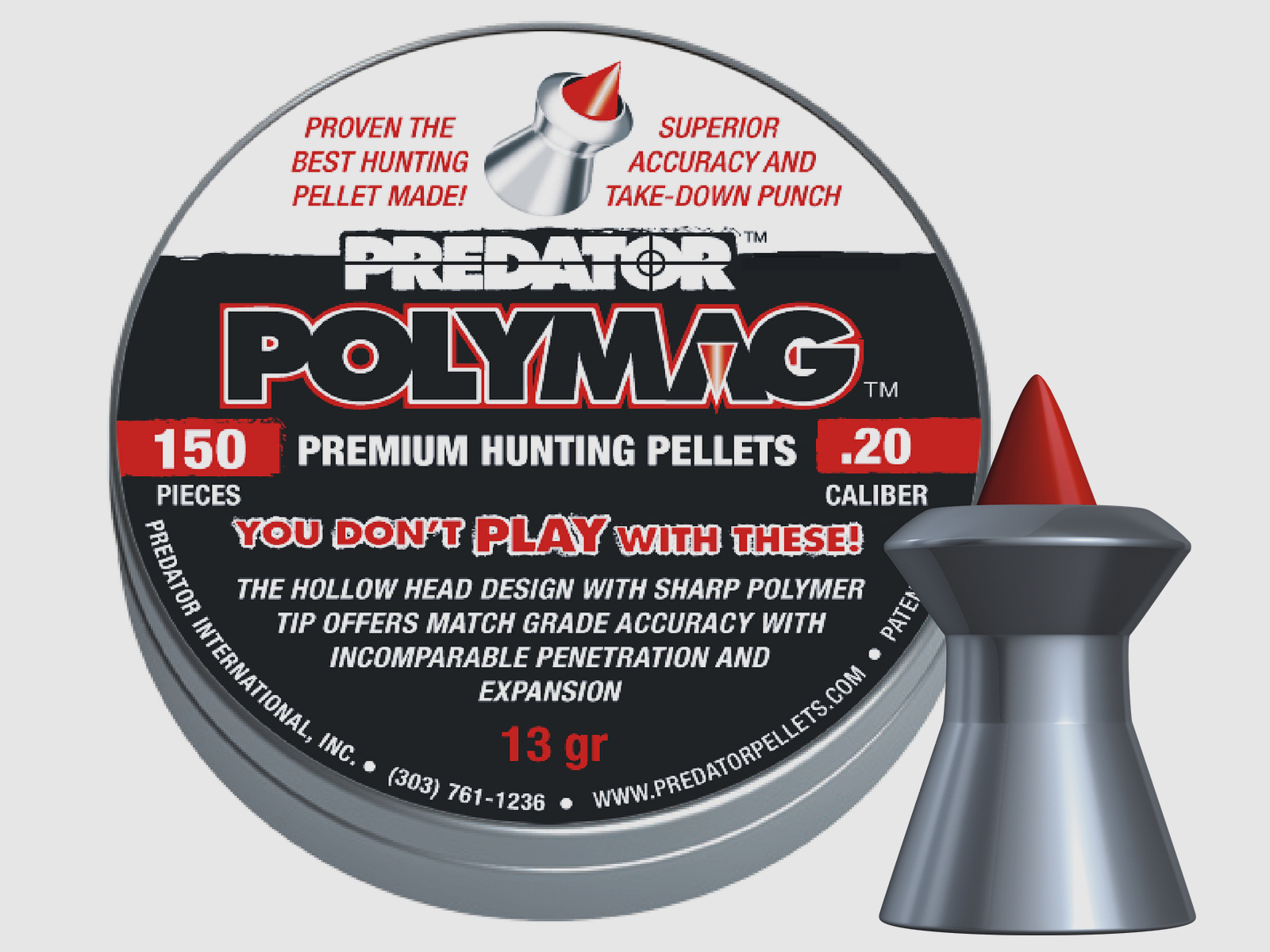 JSB Predator Polymag, Kal. 5,0mm, 0,9g