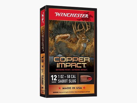 Winchester Copper Impact Slug 28 g Kal. 12/70 - 5 Stk.
