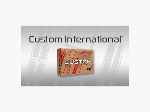 Hornady Custom International 6,5mm Creedmoor 140GR InterLock SP 20 cartuchos